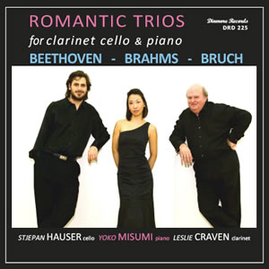 Front cover of cd of Romantic Trios